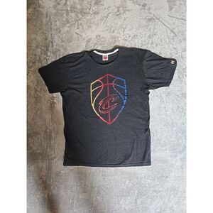 HOMAGE Cleveland Cavaliers Basketball Shield Logo T-Shirt Men's XL Gray Made USA